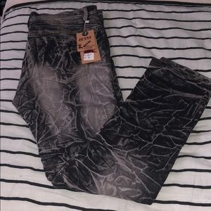 Men’s Denim Moto Style Jeans Size 38